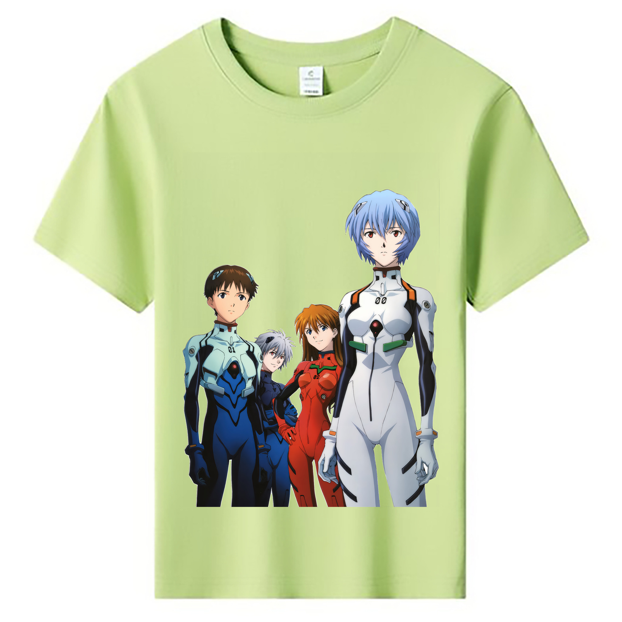 （画像用） EVA 新世紀エヴァンゲリオン 綿100％キッズTシャツ（フロントプリント）